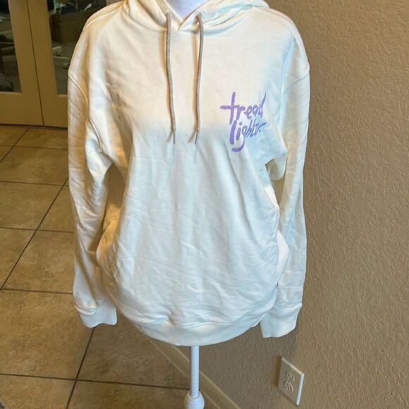 Allbirds unisex M R&R Hoodie Sweatshirt White Tread Lighter Graphic Loungewear - Picture 2 of 12